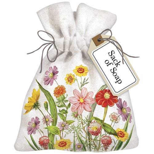 Flower Garden Sack of Soap