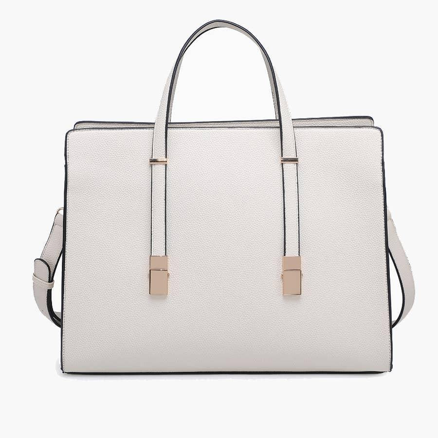 Sybil Convertible Off-White Tote Bag
