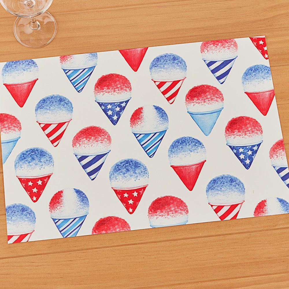 Snow Cone Paper Placemat