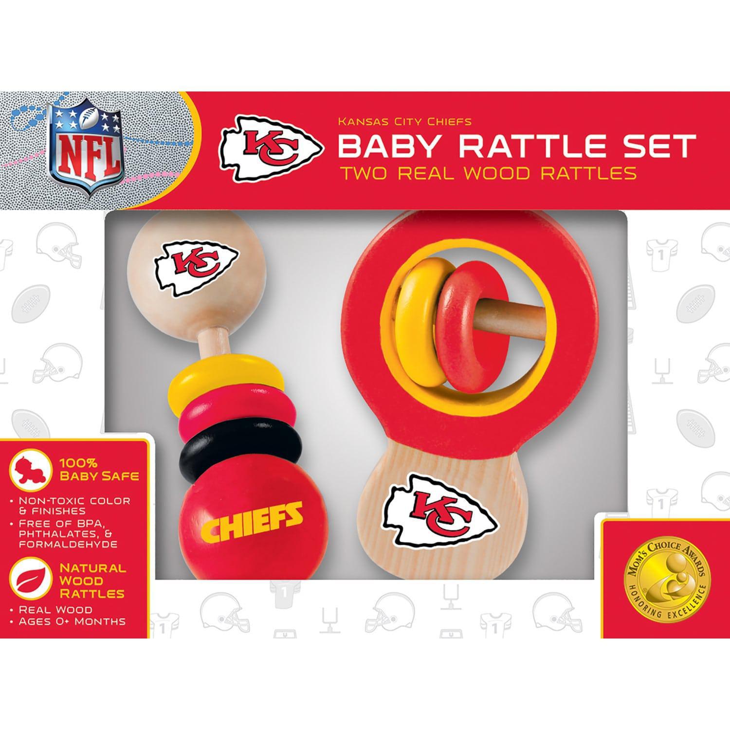 Kansas City Chiefs Baby Rattle Set