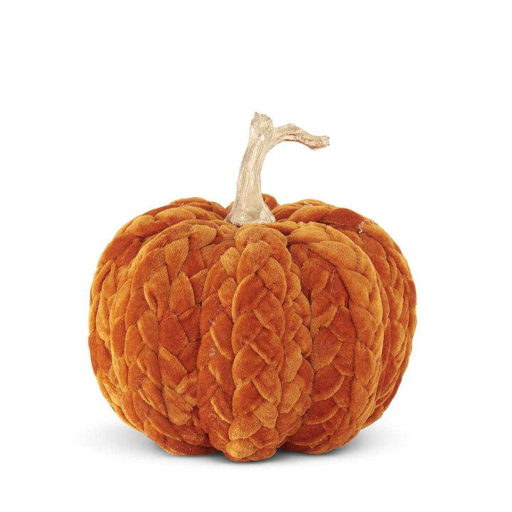 Rust Orange Braided Pumpkin