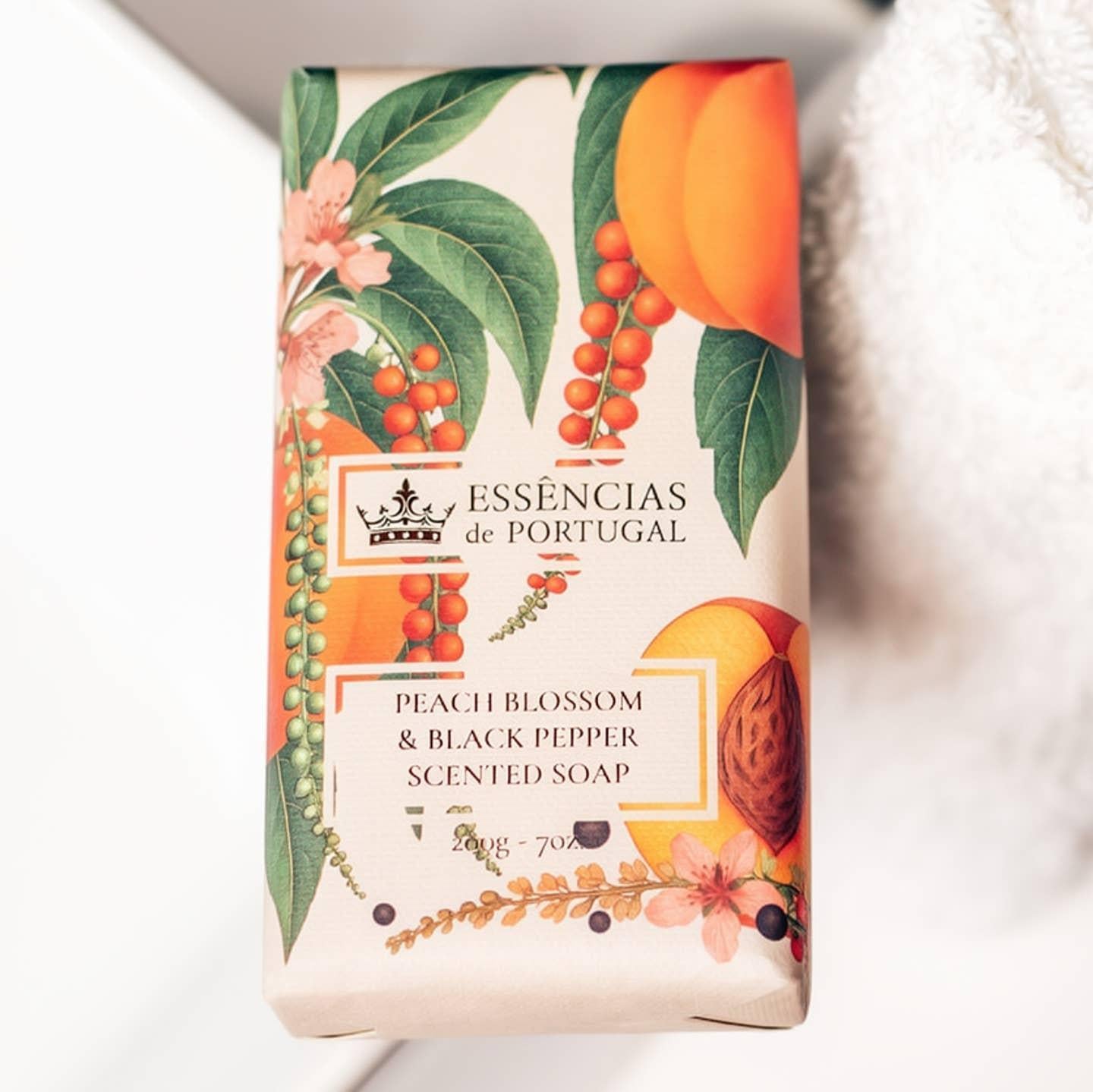Canto IX Peach Blossom & Black Pepper Soap