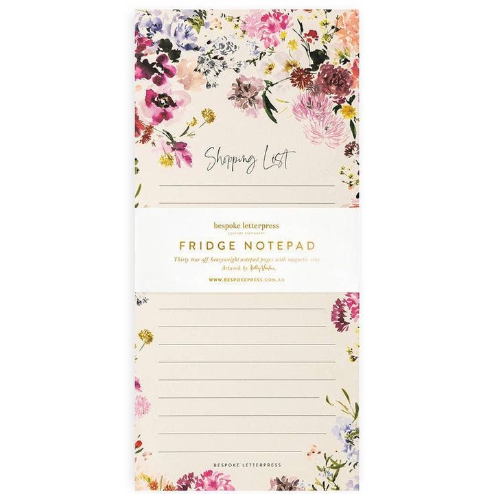 Wildflowers Shopping List Dl Notepad