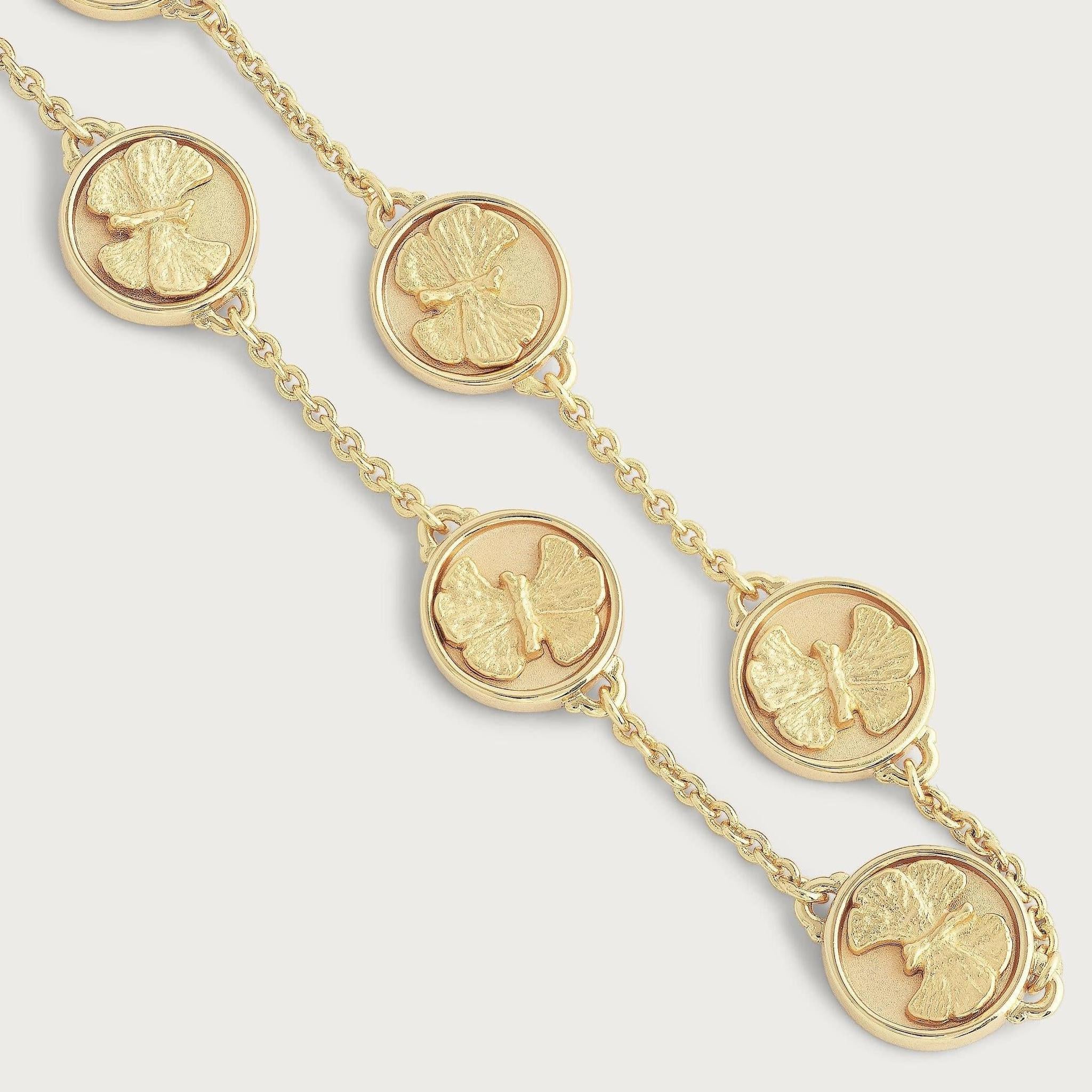 Butterfly Coin Charm Bracelet | Anabel Aram