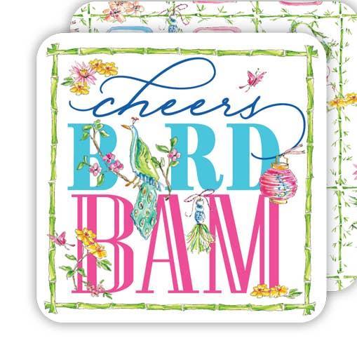 Cheers Bird Bam Paper Coaster