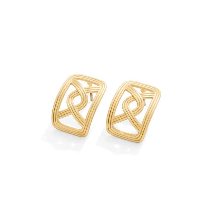 Trellis Gold Earrings