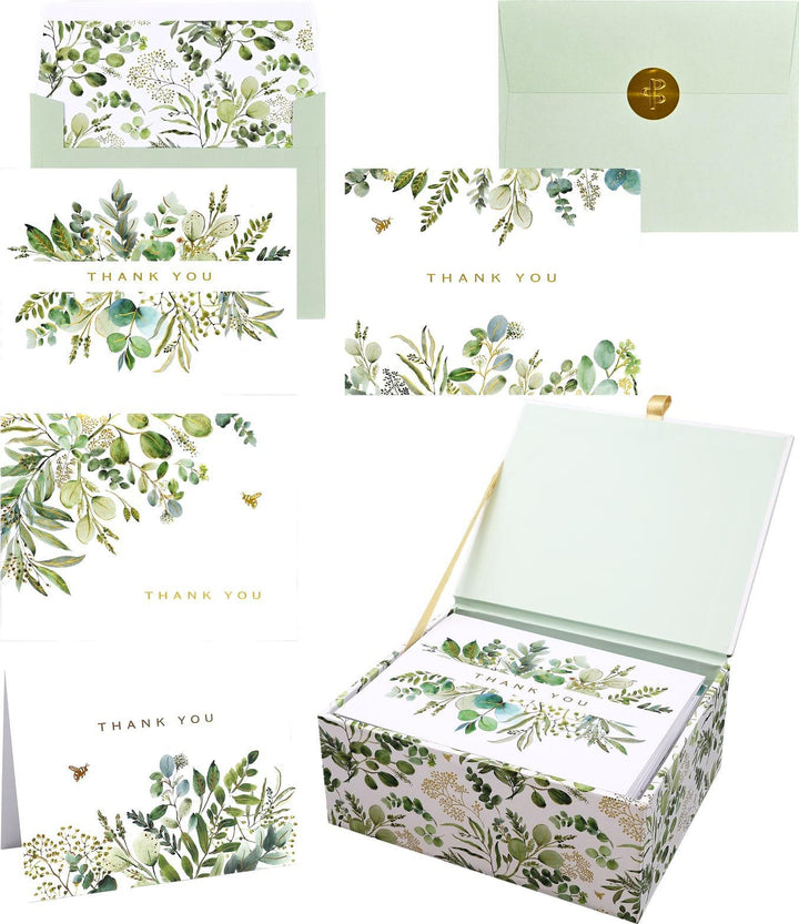 Eucalyptus Thank You Boxed Note Cards