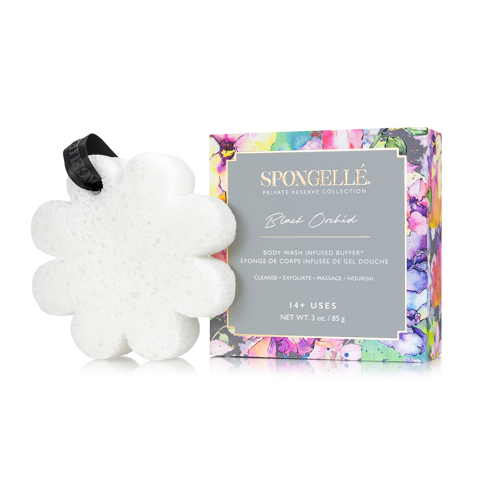 Black Orchid Boxed Flower | Spongellé