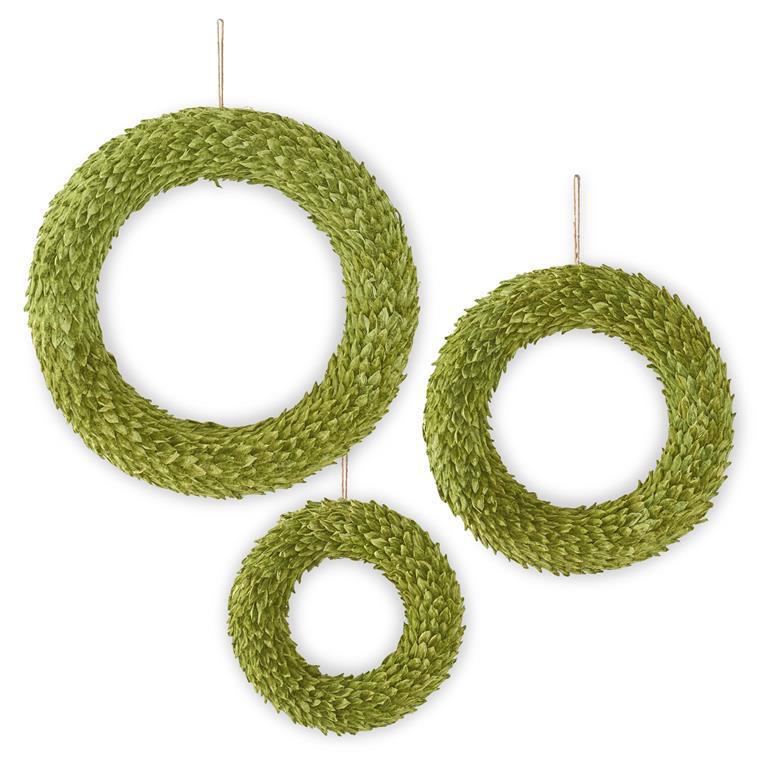 Dark Green Petal Leaf Wreath