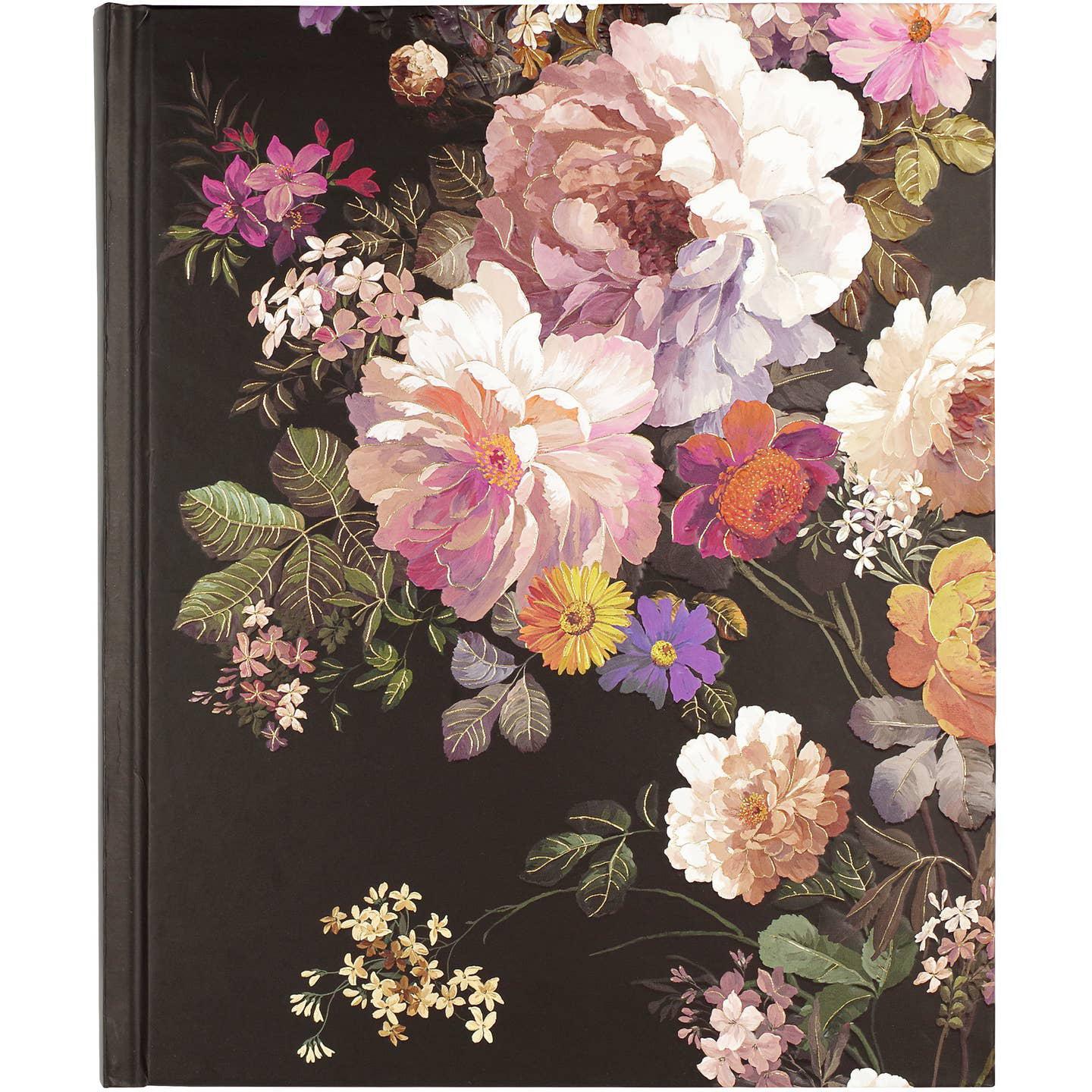 Midnight Floral Journal