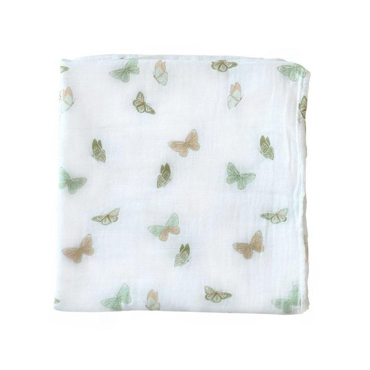 Butterflies Bamboo Muslin Swaddle Blanket