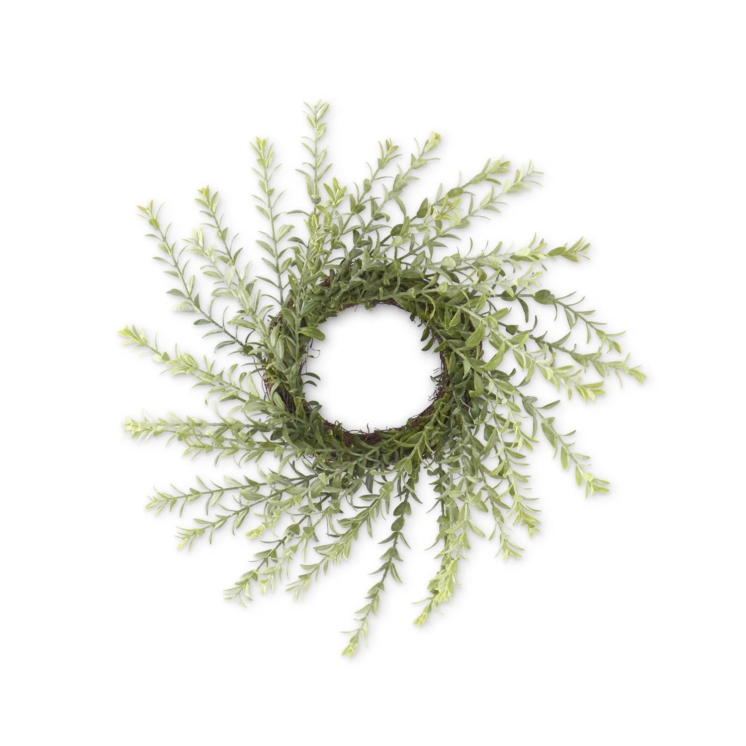 Powdered Green Real Touch Myrtle Candle Ring