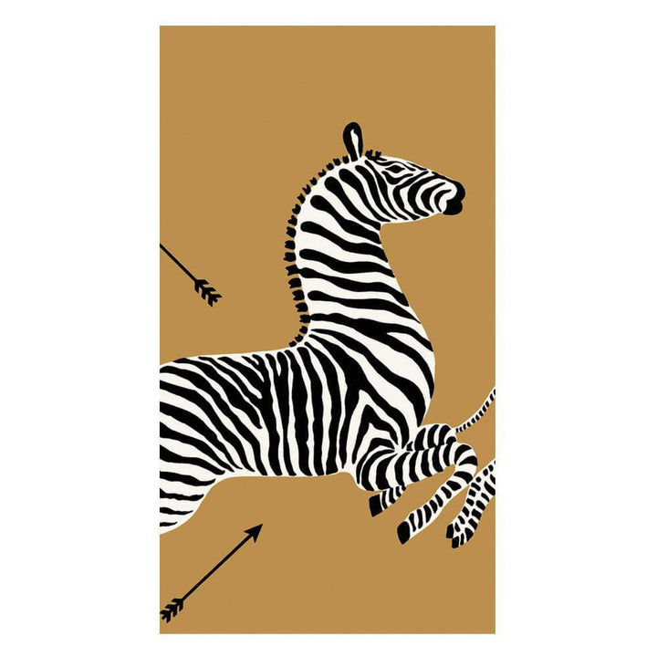 Zebras Gold Guest Towel Napkins