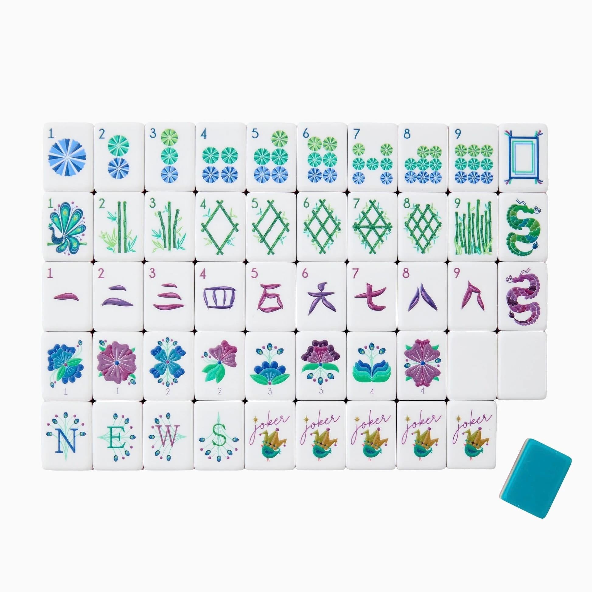 Lagoon Mahjong Tiles