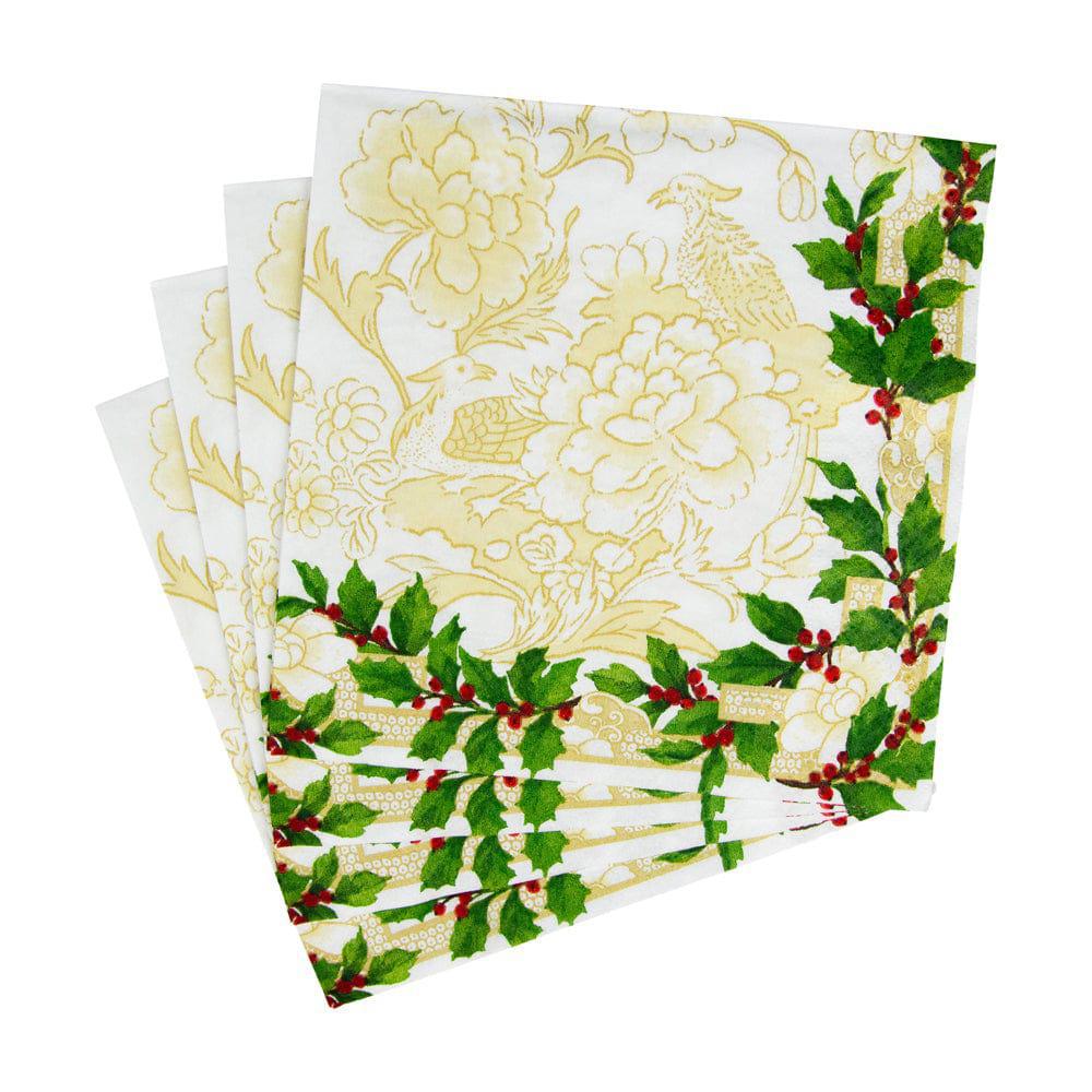 Holly Ceramic Luncheon Napkins
