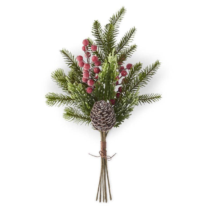 Glittered Icy Mixed Pine Bundle