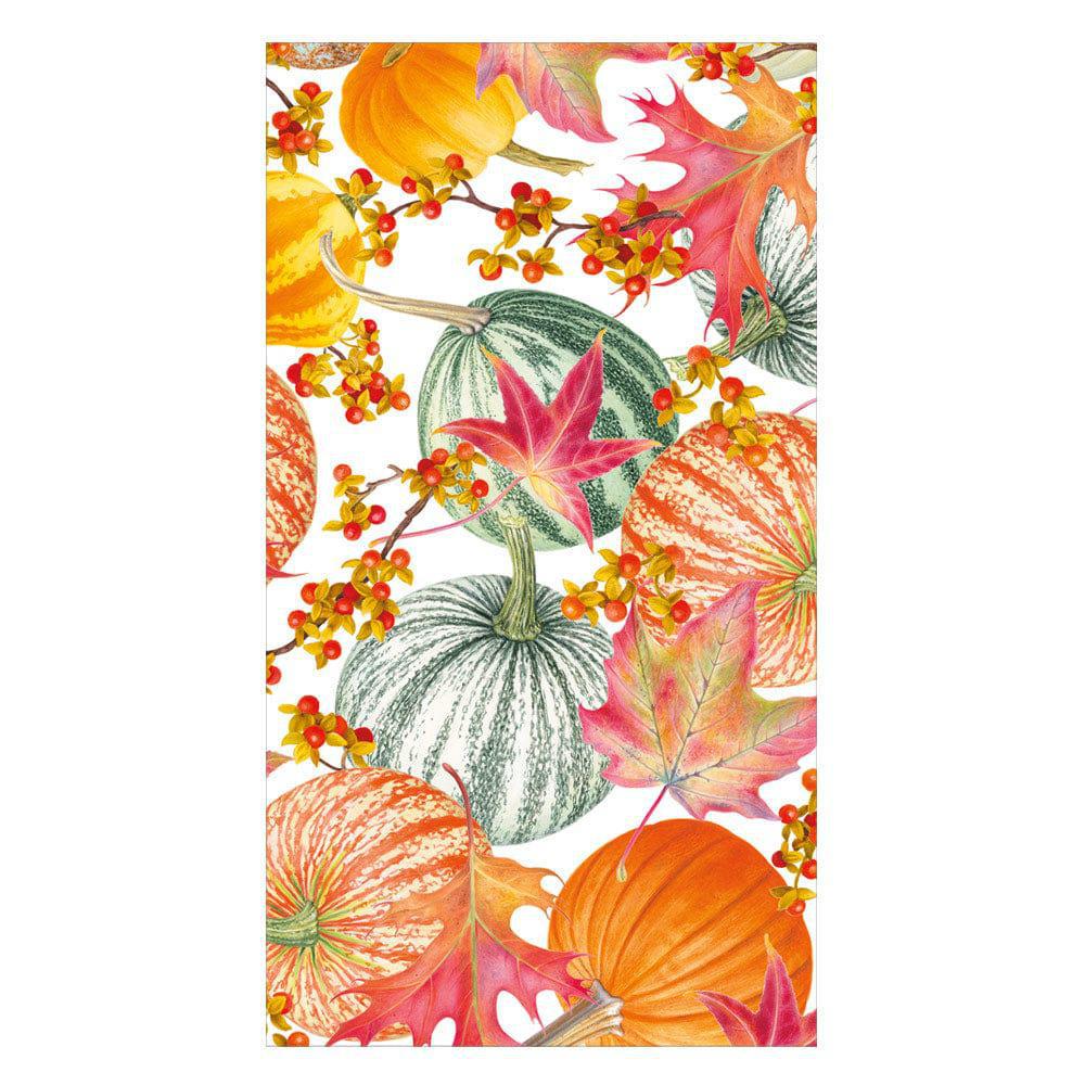 Gourds and Leaves Recycled Guest Towels Napkins