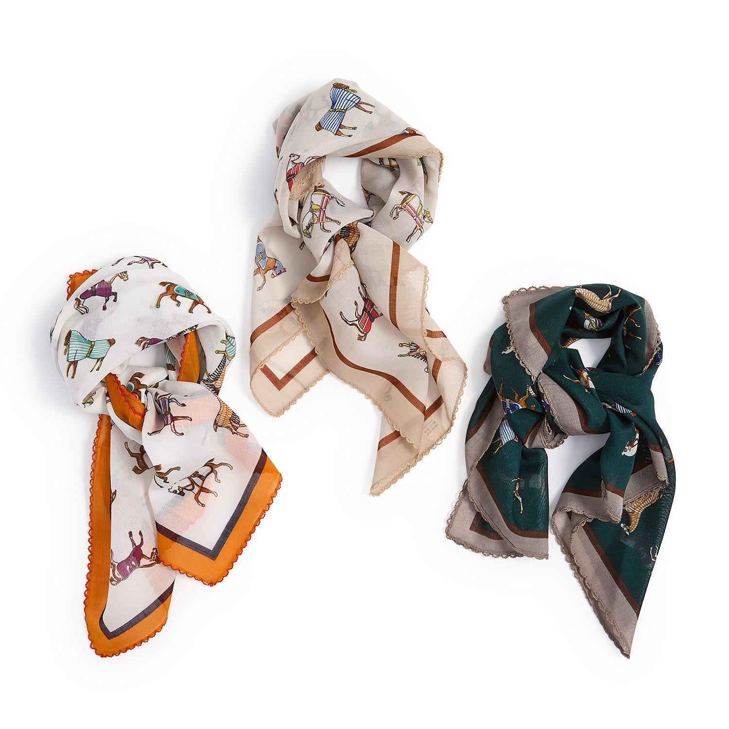 Horse Play Square Scarf