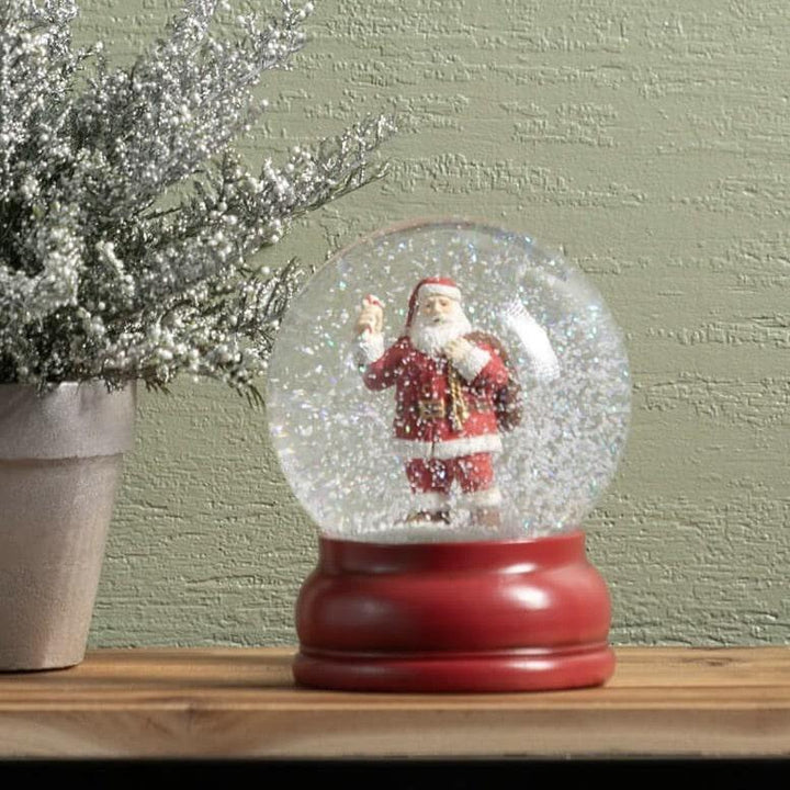 Retro Santa Snowglobe