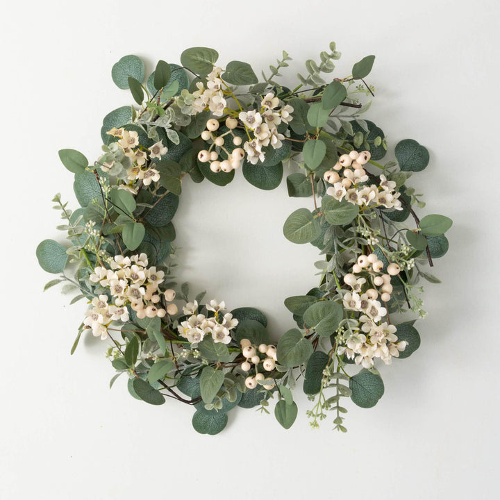 Eucalyptus and Waxflower Wreath