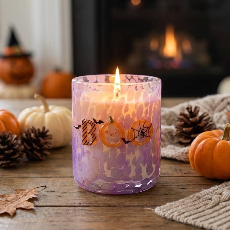 Boo Pumpkin Apple Candle