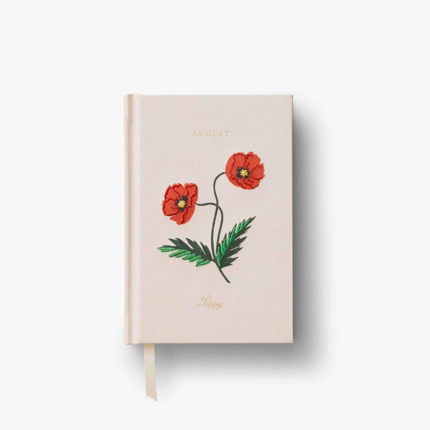 Birth Month Mini Embroidered Journal
