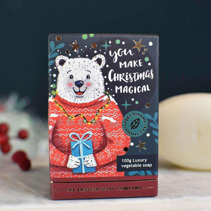 Christmas Polar Bear Mini Soap