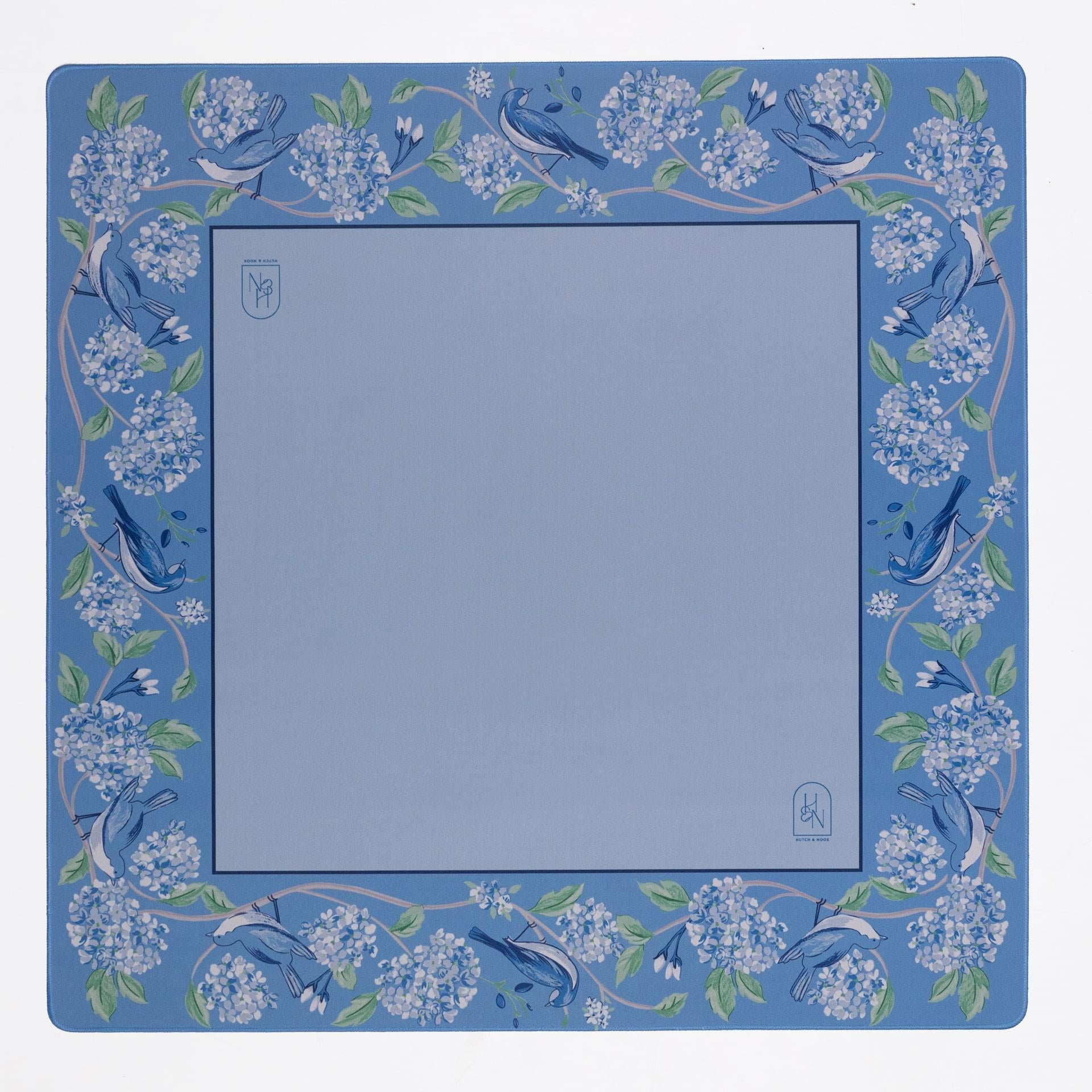 Blue Hydrangea Bird Mat