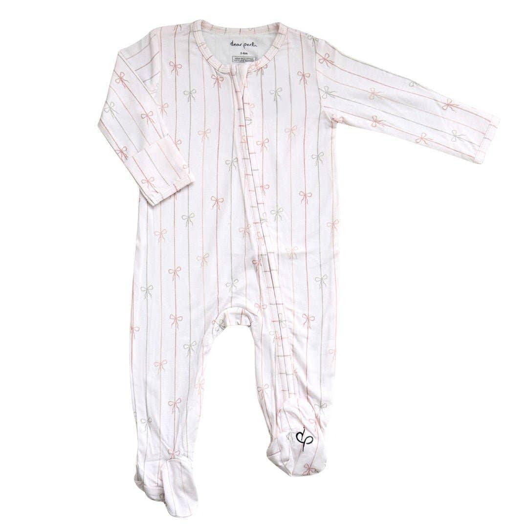 Darling Bows One Piece Footie
