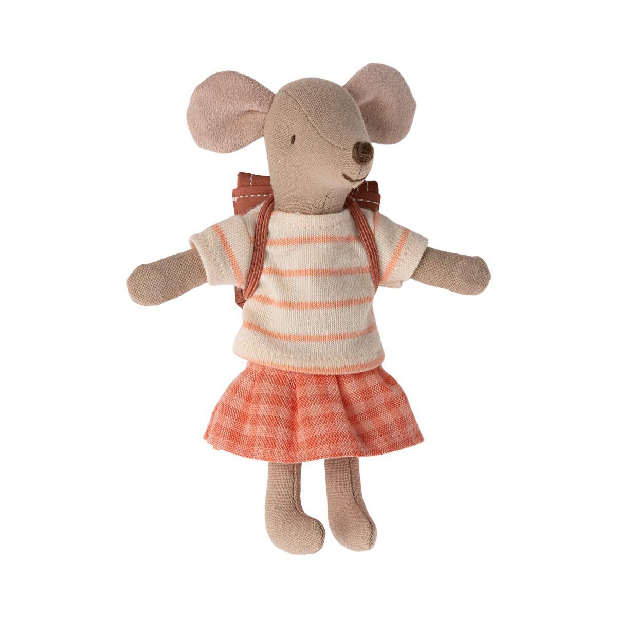 Tricycle Mouse, Big Sister - Coral