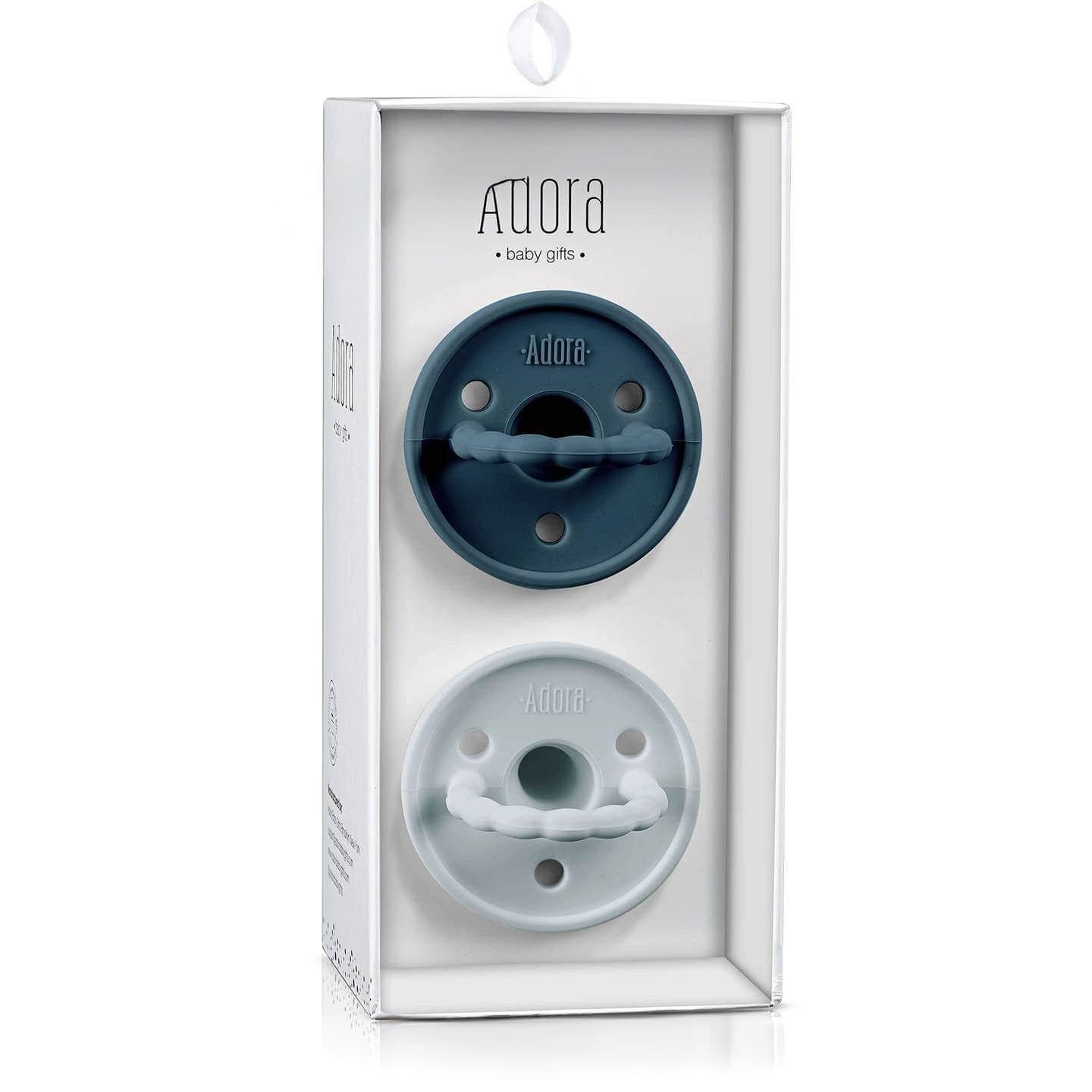 Denim Sky Adora Pacifier Set