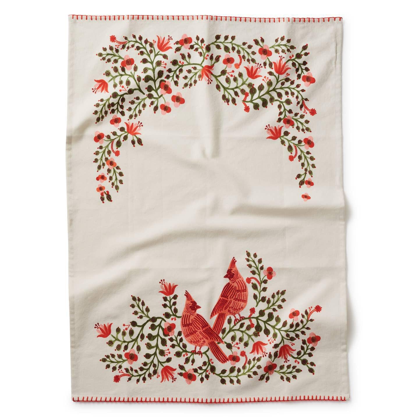 Cardinals Tea Towel