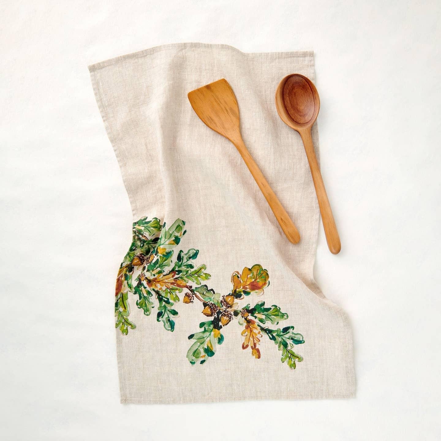 Acorns Tea Towel