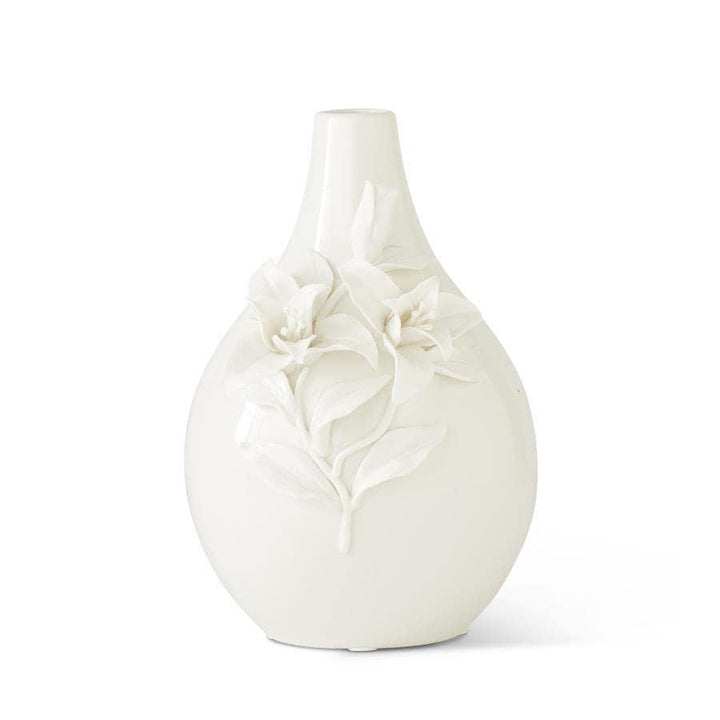 Ceramic Handcrafted Lily Bottle Neck