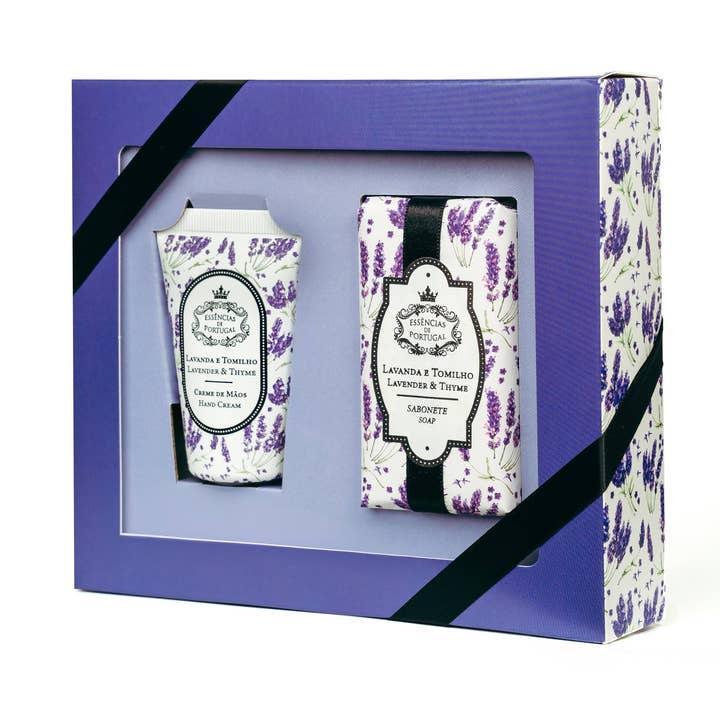 Lavender & Thyme Relaxing Soap & Hand Cream Set