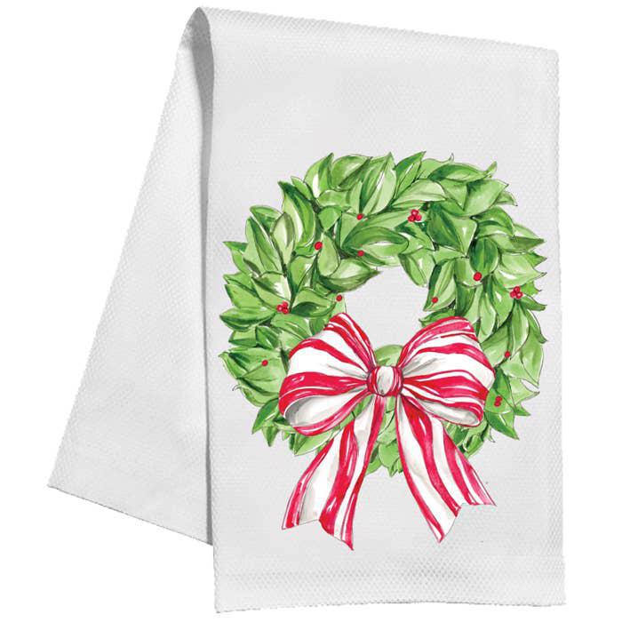Christmas Wreath Tea Towel
