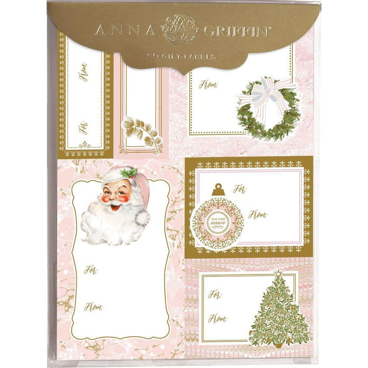 Blush Santa Sticker Sheets