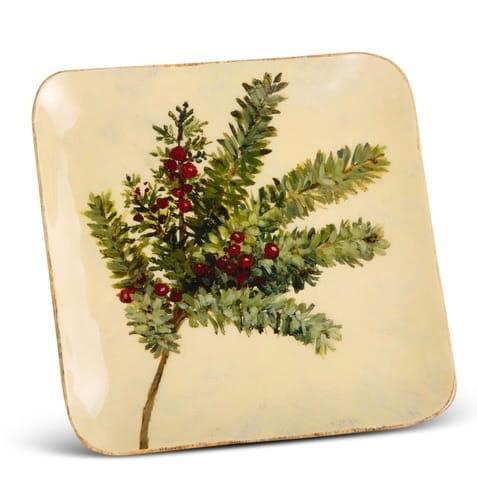 Evergreen Square Tray