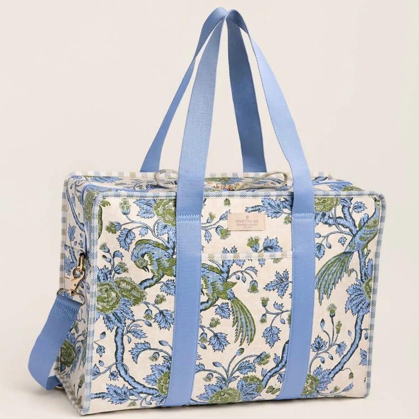 Getaway Travel Duffle Japonica Bird Green