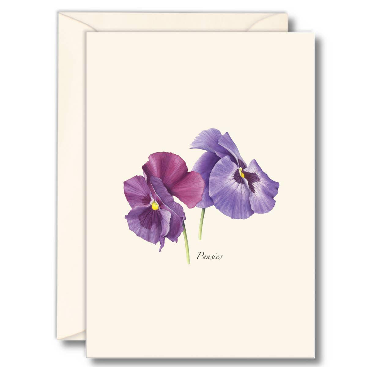 Pansies Boxed Notecard Set