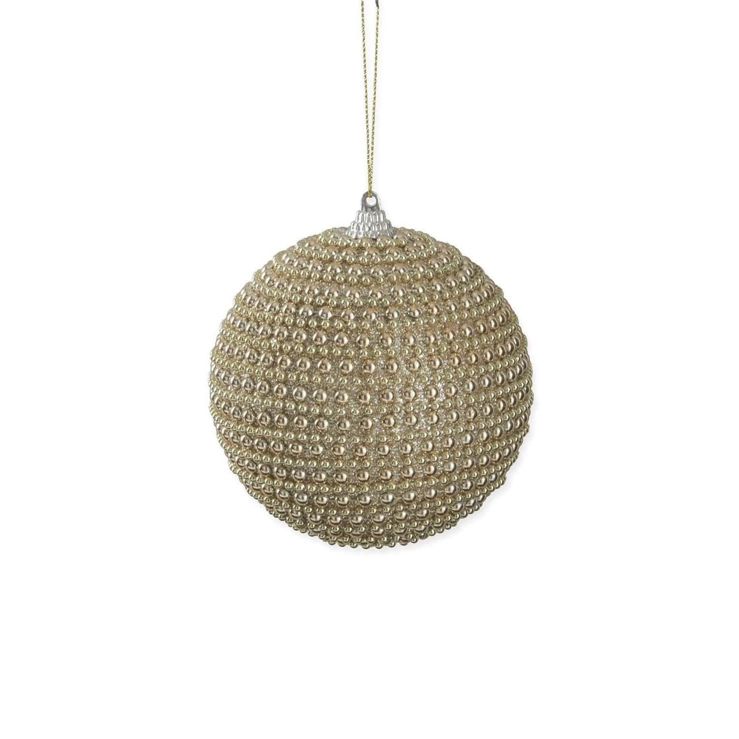 Gold Pearl Ornament