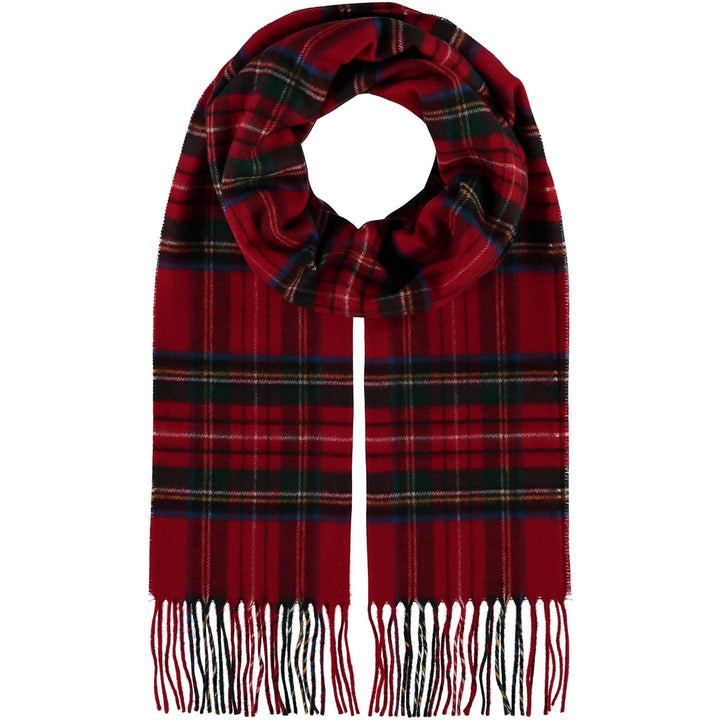 Traditional Red Tartan Scarf