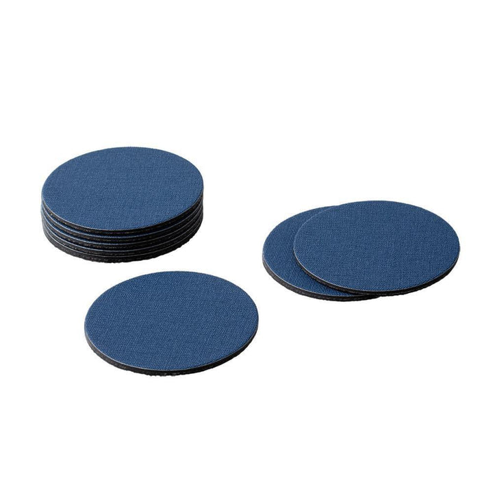 Felt-Backed Canvas Coasters | Navy