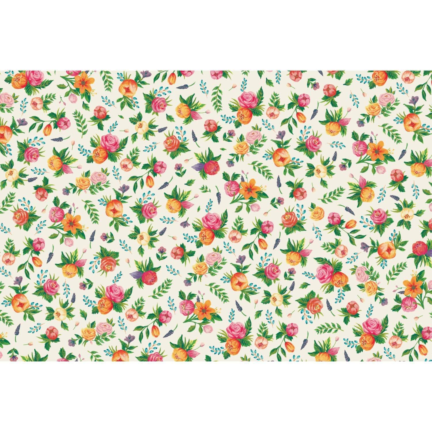 Sweet Garden Paper Placemat
