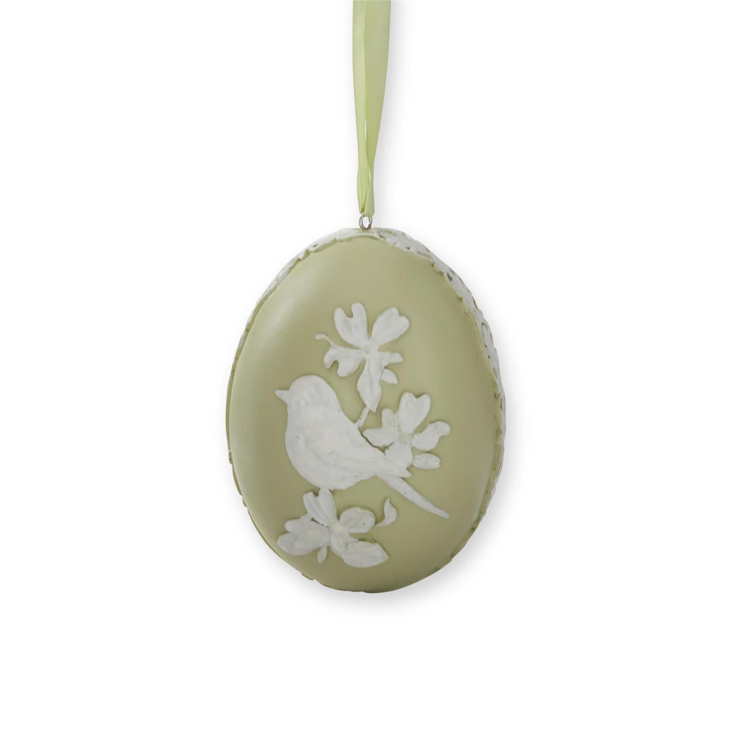 Green & White Decorative Eggs