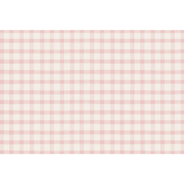 Pink Painted Check Placemats