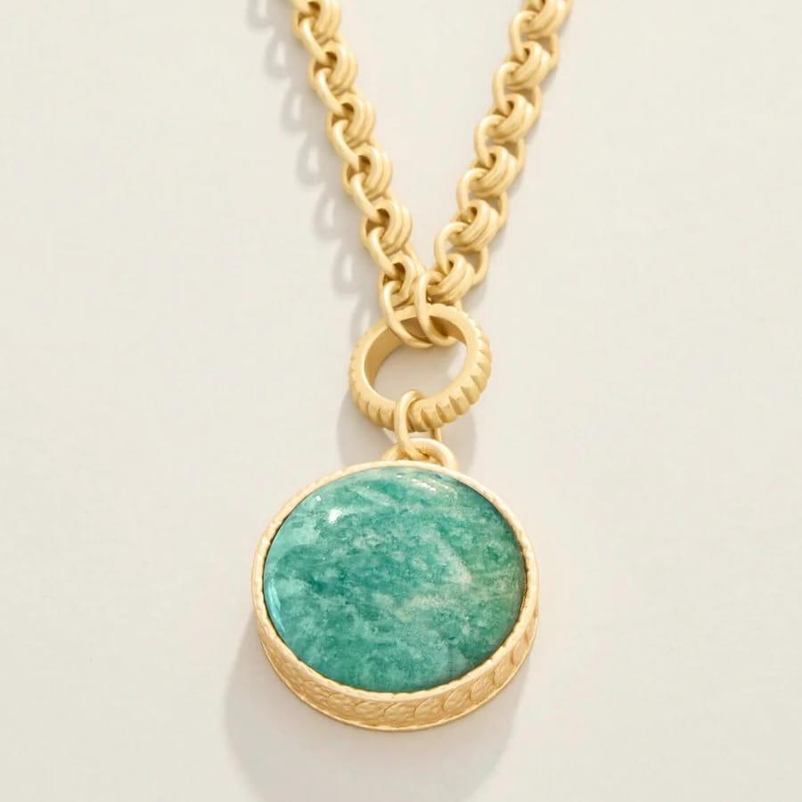 Naia Round Amazonite Necklace