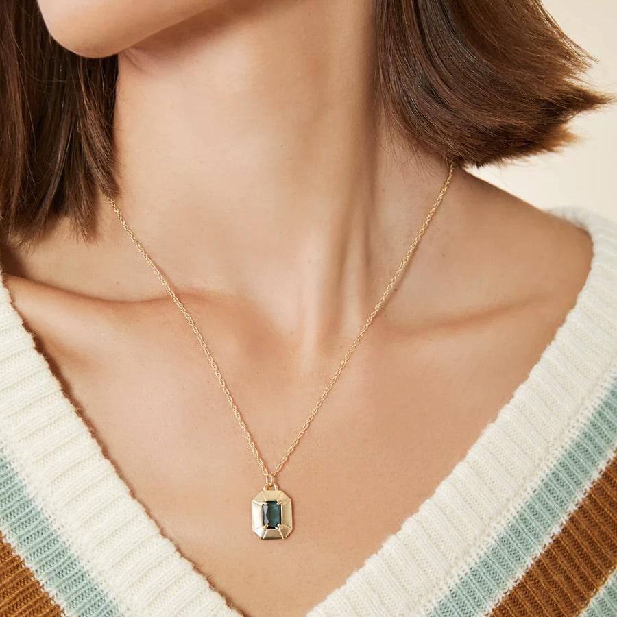 Chateau Navy Necklace