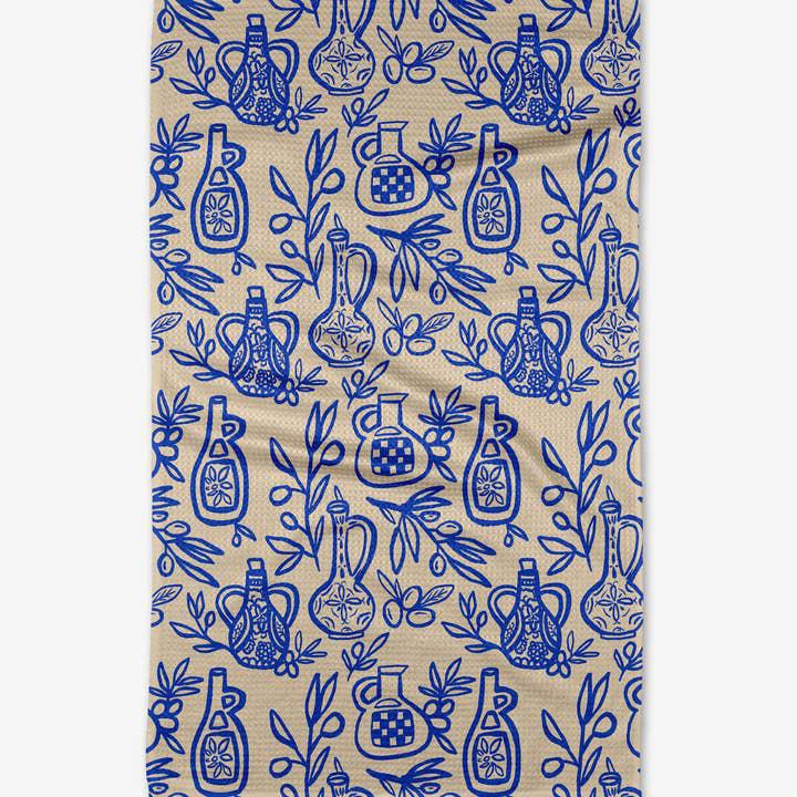 Mediterranean Pour Tea Towel
