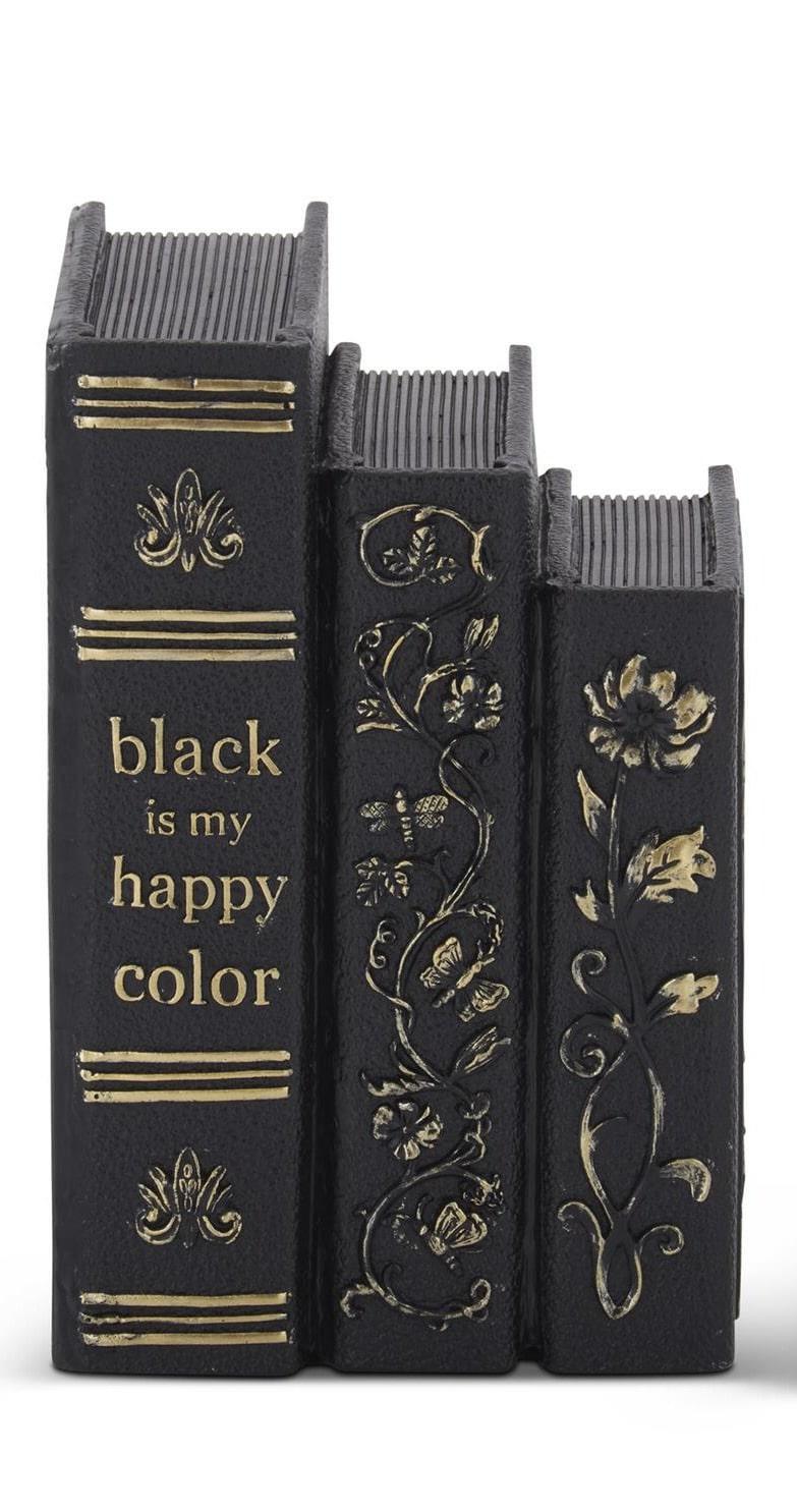 Black & Gold Stacked Spell Books